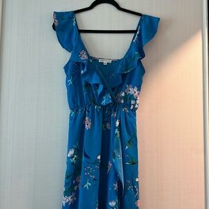 Blue Floral Dress Size Small